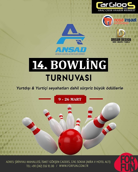 ANSAD GELENEKSEL 14. BOWLING TURNUVASI